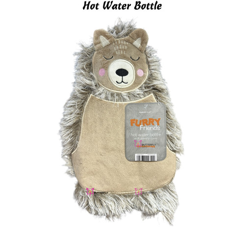 Hot water bottle with cover - bottle,