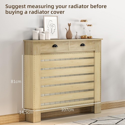 Radiator cover with - with, drawers
