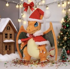 Pokémon Charizard Santa Plush Toy (27 cm) – Limited Christmas Edition