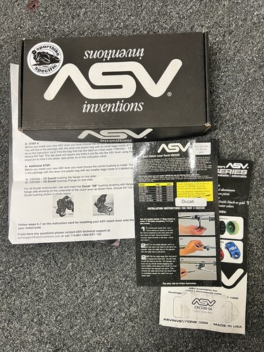 Asv crc clutch lever short - clutch,