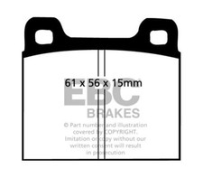 EBC Greenstuff Rear Brake Pads for Mercedes R107 380SL (80 > 85)