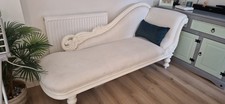 Chaise Longue, Cream Coloured