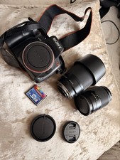 Sony Alpha A200 10.2MP DSLR Camera with 18-70mm Lens Kit Plus 75-300  Lens & Bag