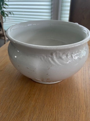 Vintage antique chamber pot - antique,
