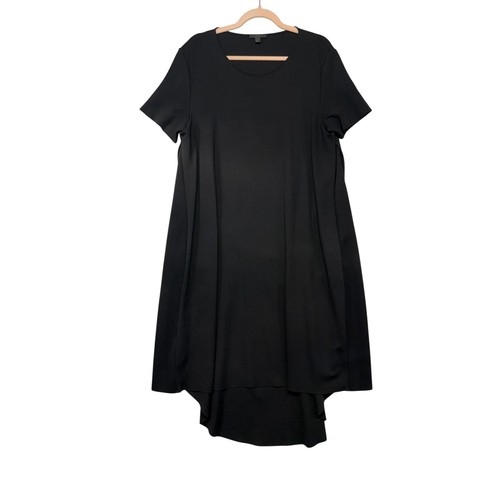 Cos black high low short - high,