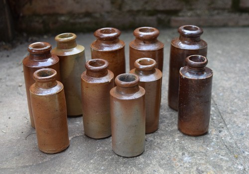 Antique small stoneware - 10,