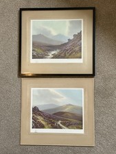 Pair L/E Vintage Dartmoor Prints - Possibly Reginald Daniel Sherrin (1891-1971)