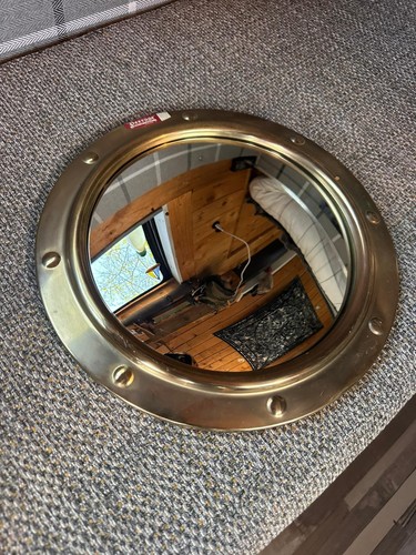 Vintage brass porthole - vintage,