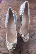 Christian Louboutin Python  Heels Size EU 41 Genuine Authentic