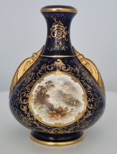 Coalport cobalt blue cabinet