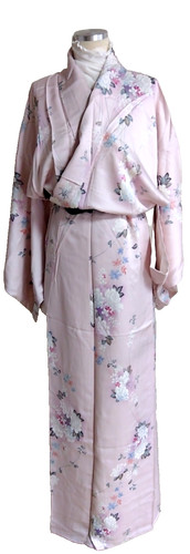 Vintage japanese houmongi - japanese,