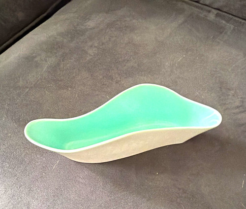 Poole ceramic dish green - ceramic,