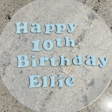  Edible Fondant Icing Happy