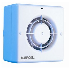 Manrose 100mm 4Inch Centrifugal Bathroom Toilet Extractor Fan with Timer CF100T