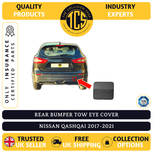 Rear bumper tow eye cover - rear,