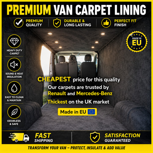 Van lining carpet - van, way