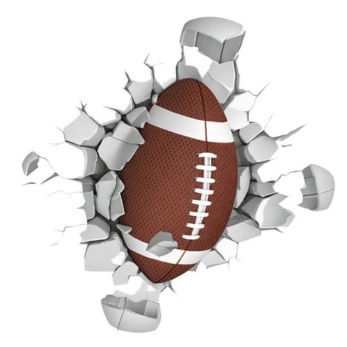 Reusable sports rugby ball - reusable,