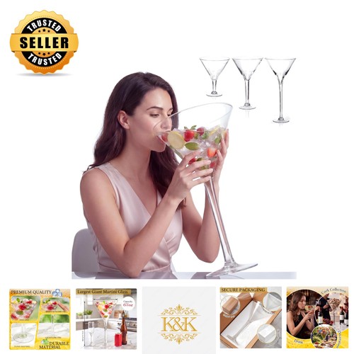67oz giant martini glass - 67oz,