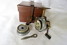 Vintage The Helical light Casting Reel and boxed +s/spool and spanner