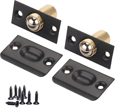 Roller Ball Door Catches 2 Pack - Adjustable Latches for Internal Doors, Hardwar