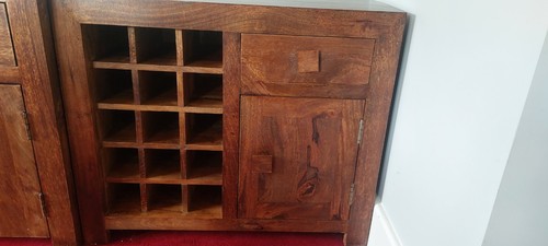 Dakota wood bottle wine - dakota, 15-bottle