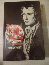 The Poetry of John Clare A Critical Introduction by Mark Storey 1974 MacMillan