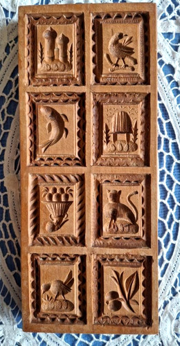 Rare wooden german - wooden, springerle