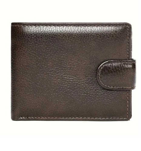 Men leather bifold - leather,