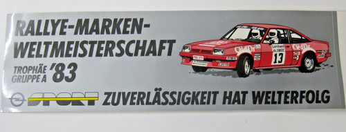 Original sticker opel - sticker, manta