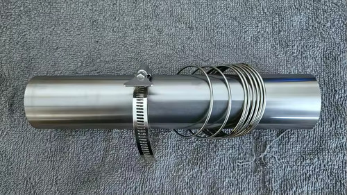 Titanium roll chimney pipe - titanium,
