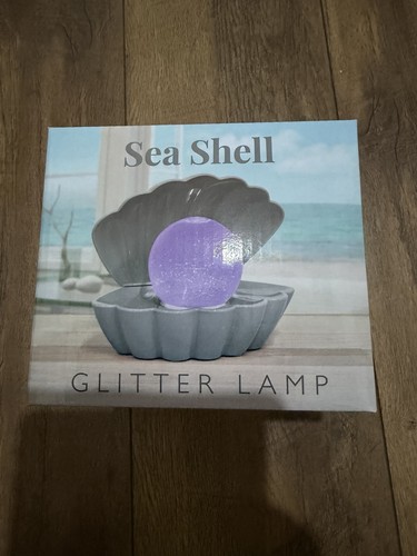 Sea shell silver grey - shell, lamp