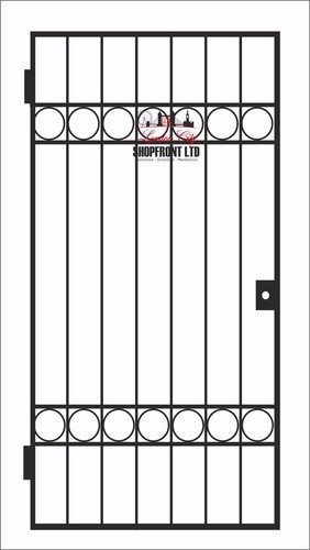Metal gate wrought iron - /,