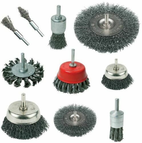 Rotary wire brushes - wire, wheels