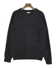 Beams Men’s Knit Sweater Black Mixed S Used Unique Wool Blend