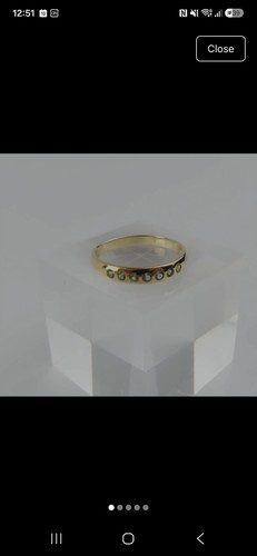 9ct gold alexandrite - 9ct, ring