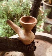 Handmade clay chilam - pc,