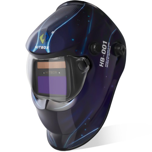 Large view welding helmet - large, pro
