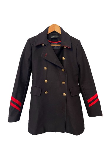 Women zara navy double - women’s,