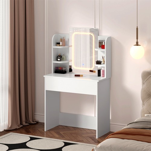 Dressing table with led - with,
