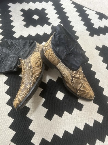 Genuine snakeskin leather - genuine,