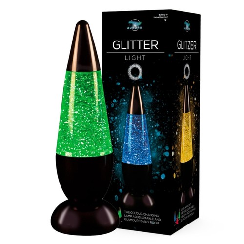 Colour changing glitter lamp - changing,