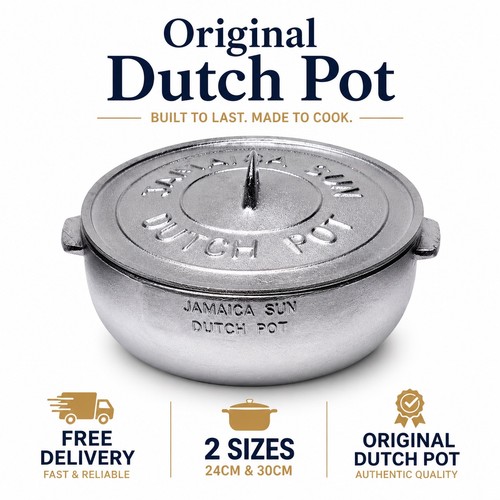 Jamaican caribbean dutch pots - caribbean,
