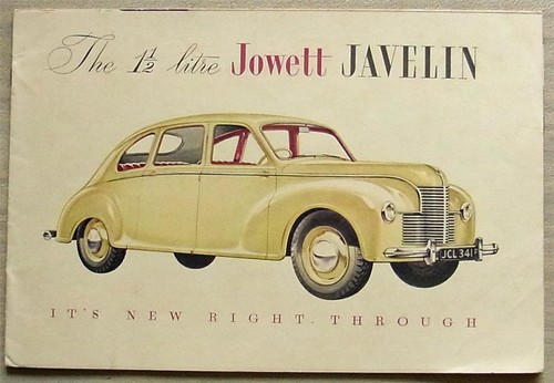 Jowett javelin litre car - jowett, ½