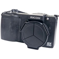 Ricoh GX200 VF Kit 12.1MP Compact Digital Camera Black Operation Confirmed