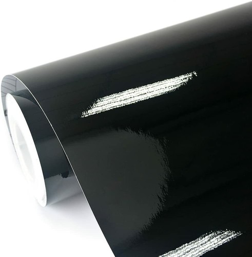Black gloss vinyl - gloss, wrap