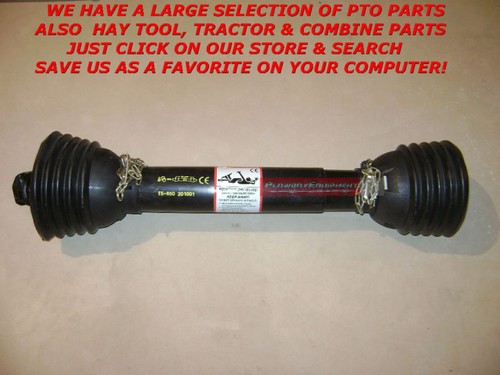 Pto driveline for fort disc - pto,