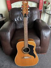 Vintage EKO Italian Acoustic Guitar 6 String Around 1970.