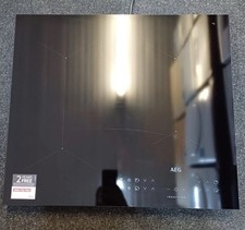 AEG 4 Zone Built In 60cm Ceramic Electric Induction Hob In Black - ILB64334CB