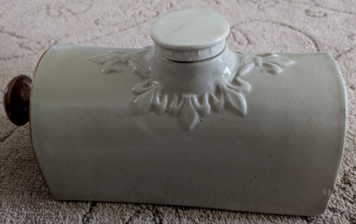 Antique stoneware hot water - stoneware,