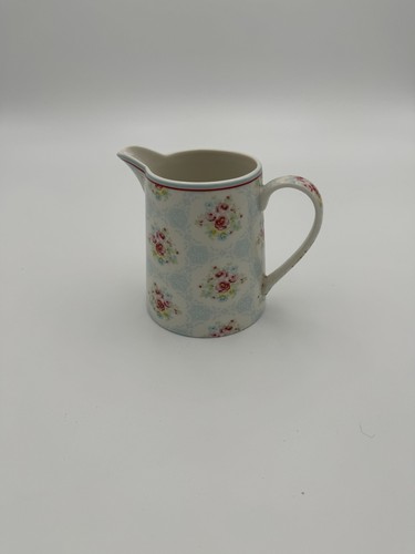 Greengate ceramic floral milk - greengate,